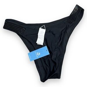 Cupshe Elegant Black Bikini Bottom